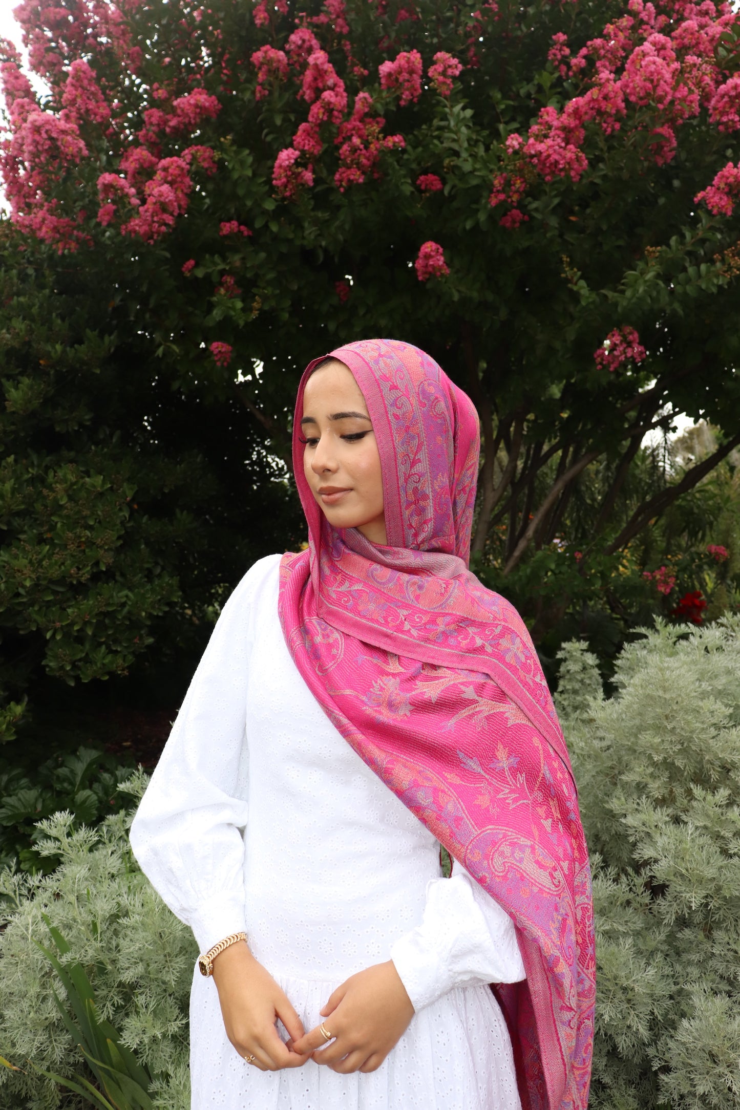 Pink pashmina